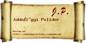 Jobbágyi Polidor névjegykártya